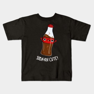 Soda-rn Cute Cute Soda Bottle Pun Kids T-Shirt